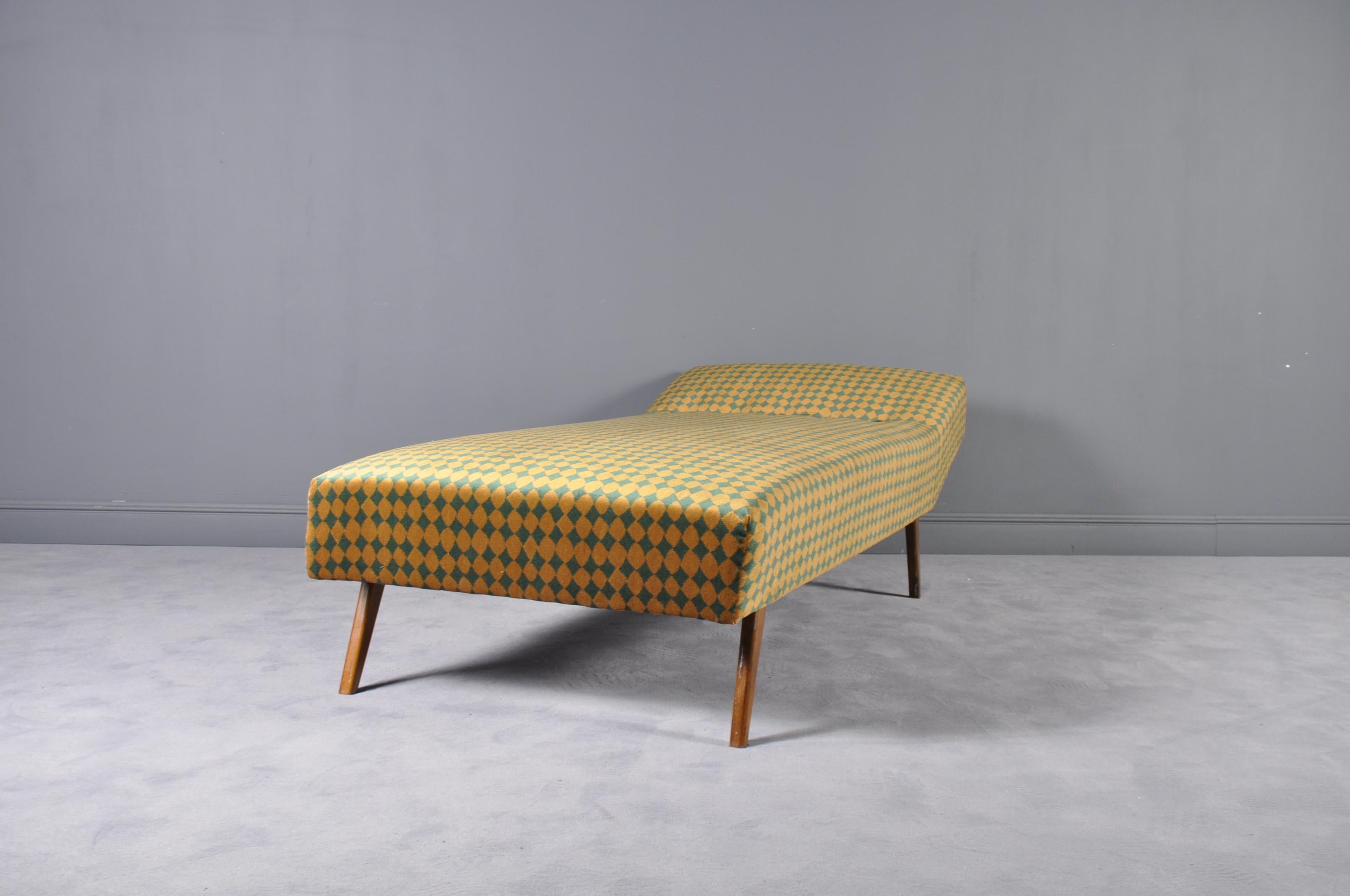 Fabric Mid-Century Modern German Daybed, 1950s