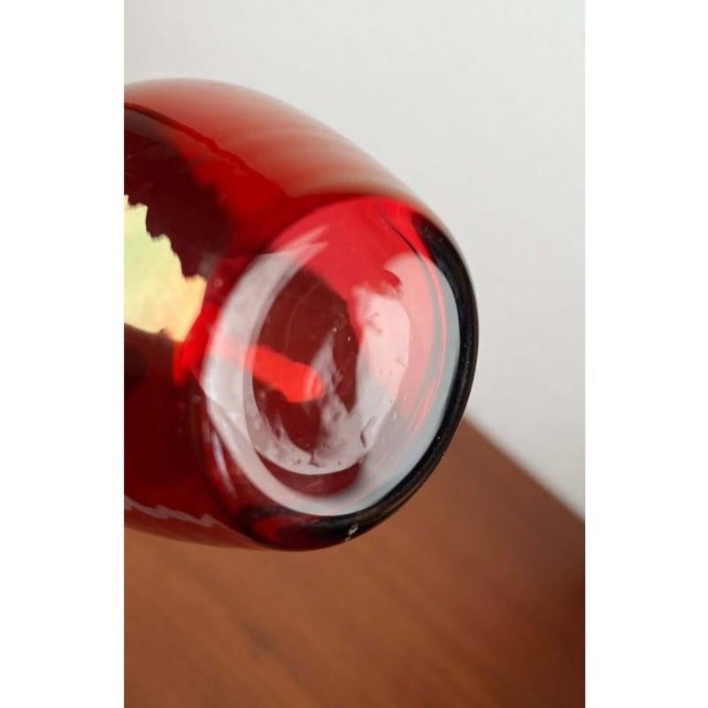 Mid-Century Modern German Glass Vase from Alfred Taube, 1960s For Sale 6