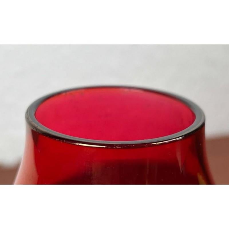 Mid-Century Modern German Glass Vase from Alfred Taube, 1960s For Sale 1