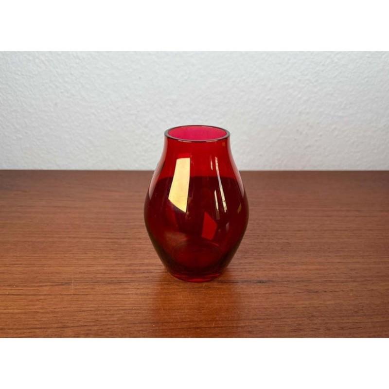 Mid-Century Modern German Glass Vase from Alfred Taube, 1960s For Sale 2
