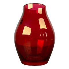 Vaso in vetro tedesco moderno di metà secolo di Alfred Taube, anni '60