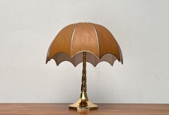 Lampe de table en laiton de style Hollywood Regency allemand, moderne du milieu du siècle dernier