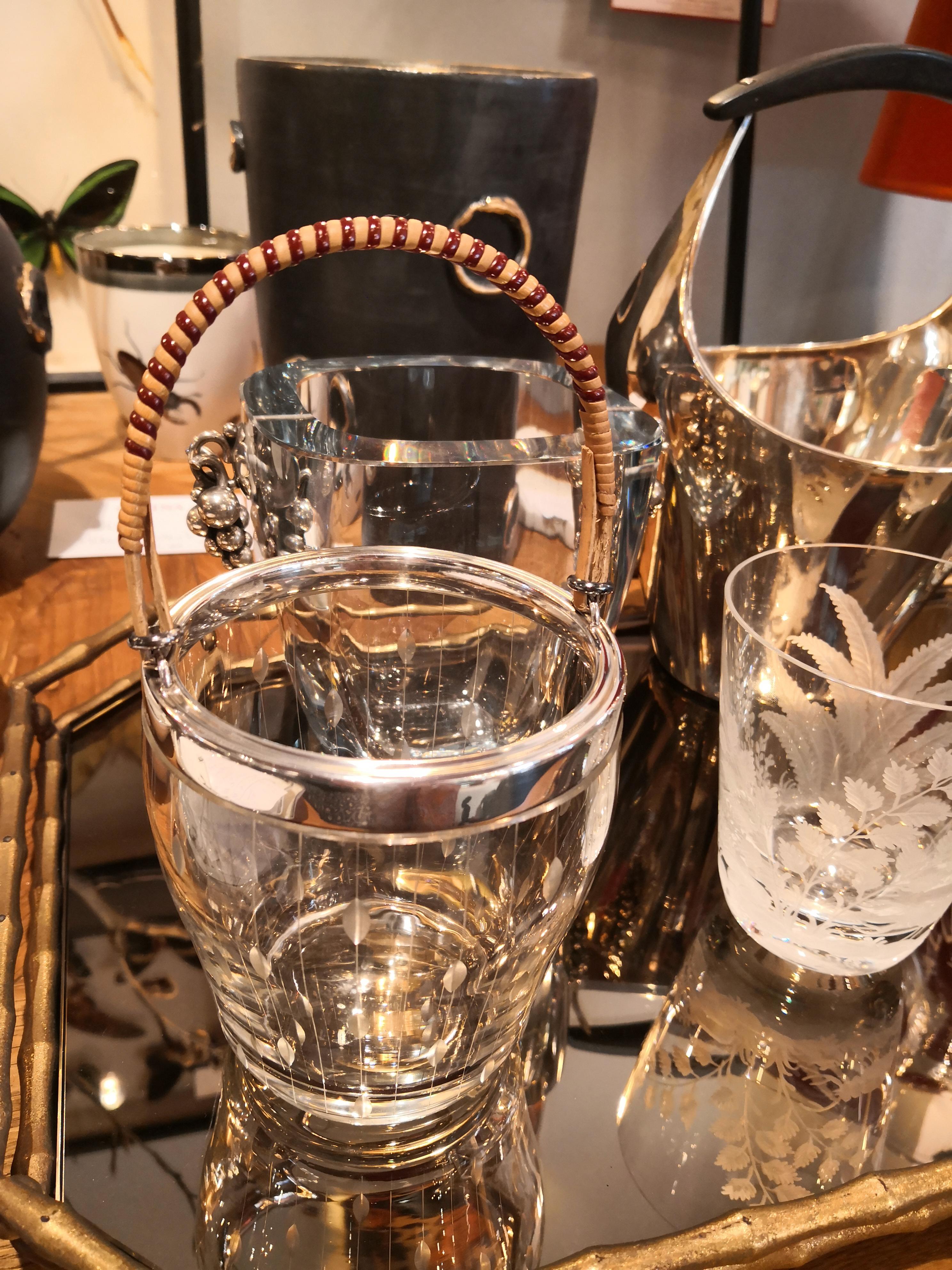 20th Century Mid-Century Modern German Ice Cube Crystal