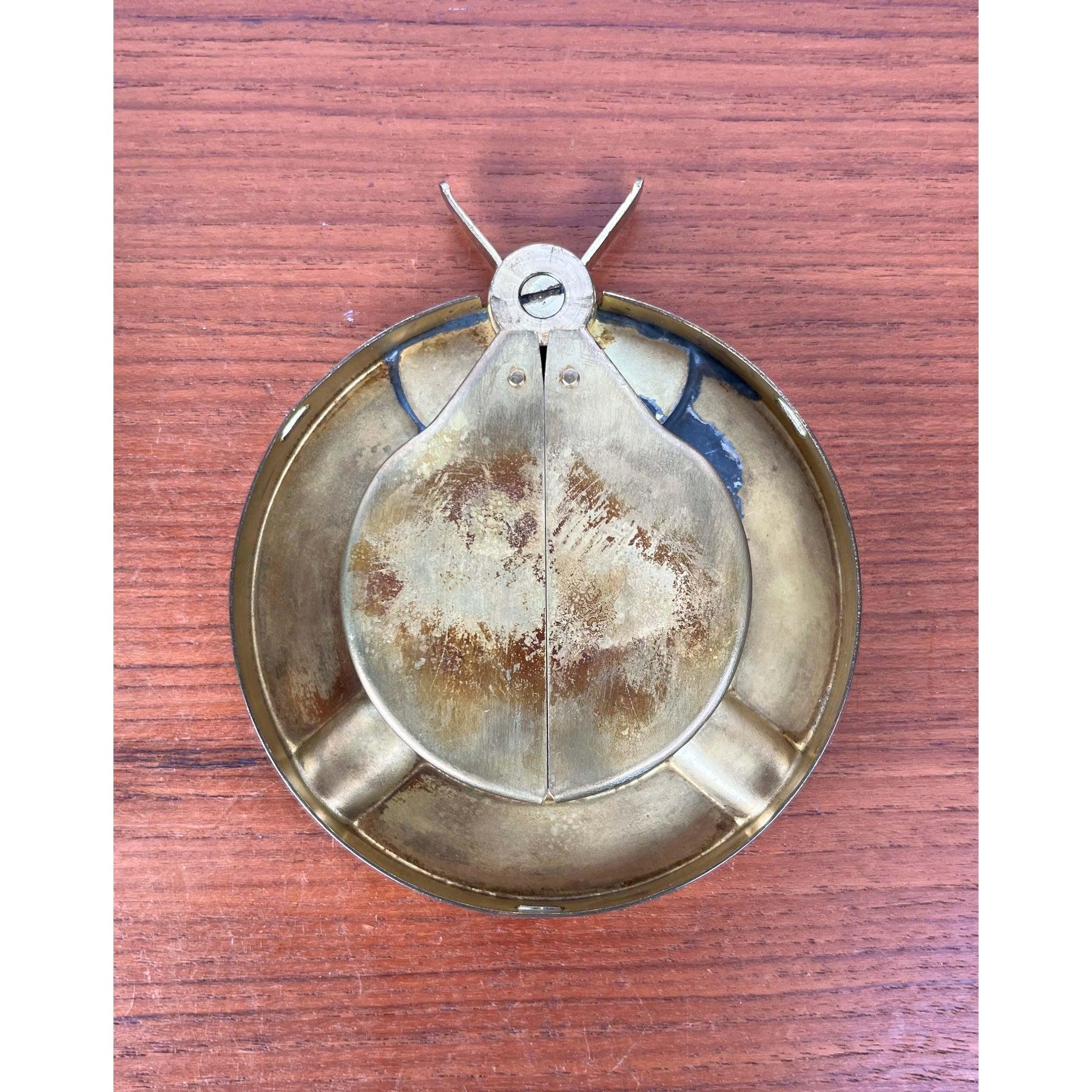 Cenicero de metal alemán moderno de mediados de siglo, años 60 en venta 3