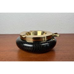 Mid-Century Modern German Metal Ashtray, 1960s