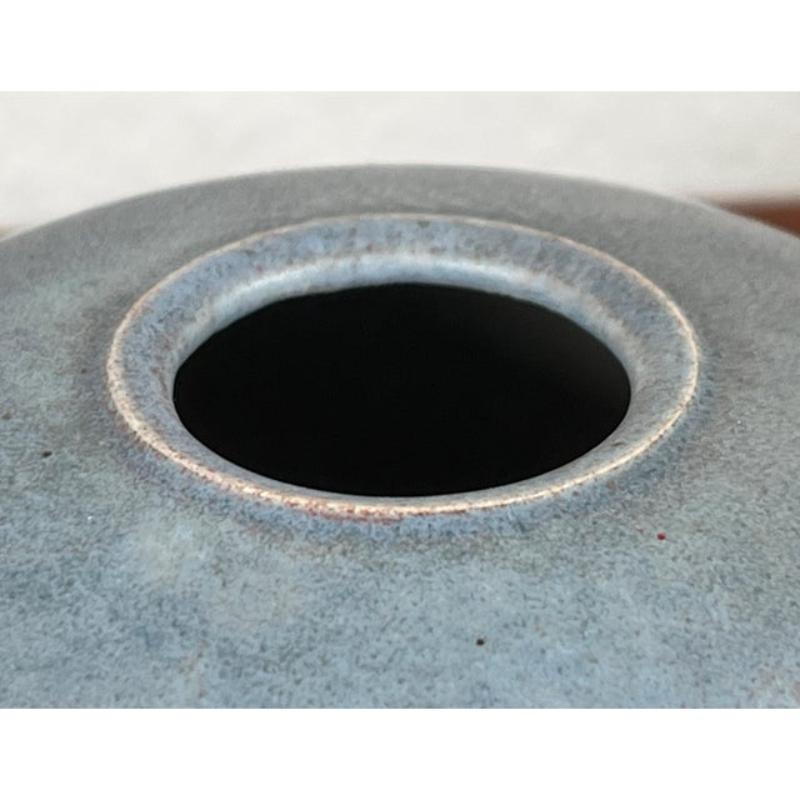 Mid-Century Modern German Minimalist Studio Pottery Vase by Elisabeth, 1960s For Sale 5