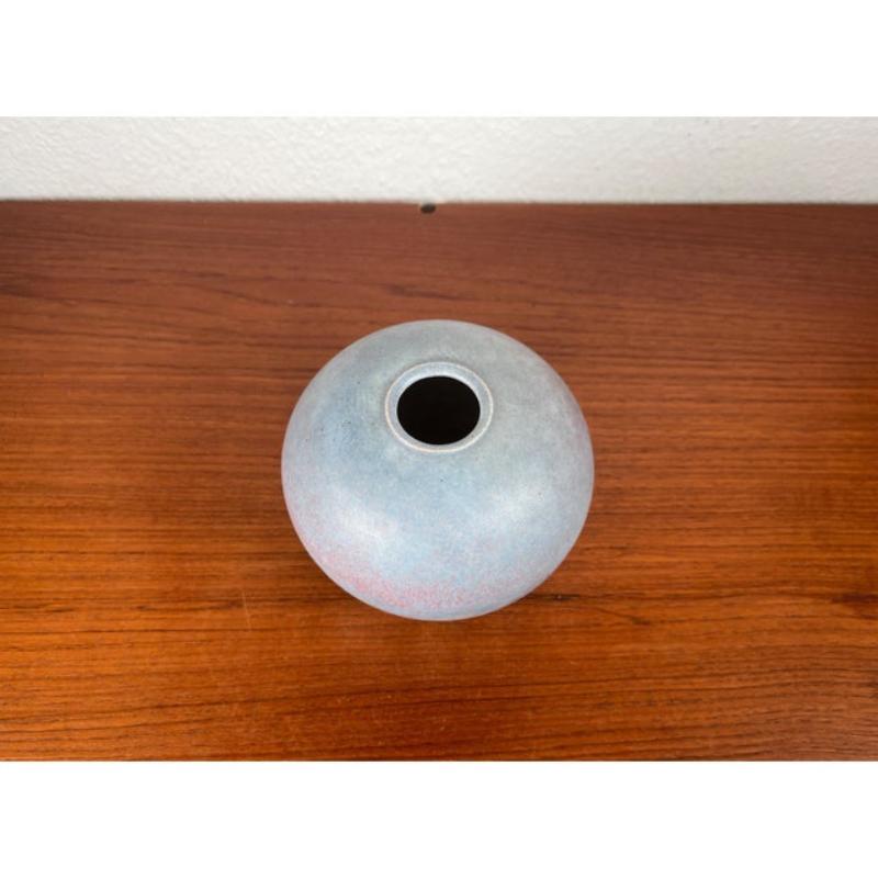 Mid-Century Modern German Minimalist Studio Pottery Vase by Elisabeth, 1960s In Good Condition For Sale In Hamburg, DE