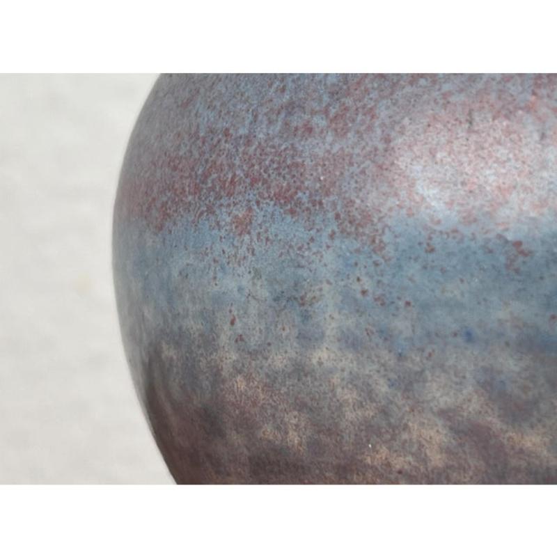 Mid-Century Modern German Minimalist Studio Pottery Vase by Elisabeth, 1960s For Sale 1