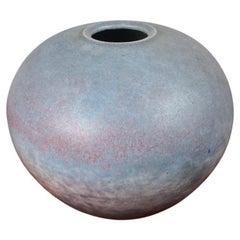 Vaso di Studio Pottery minimalista tedesco della metà del secolo scorso di Elisabeth, anni '60