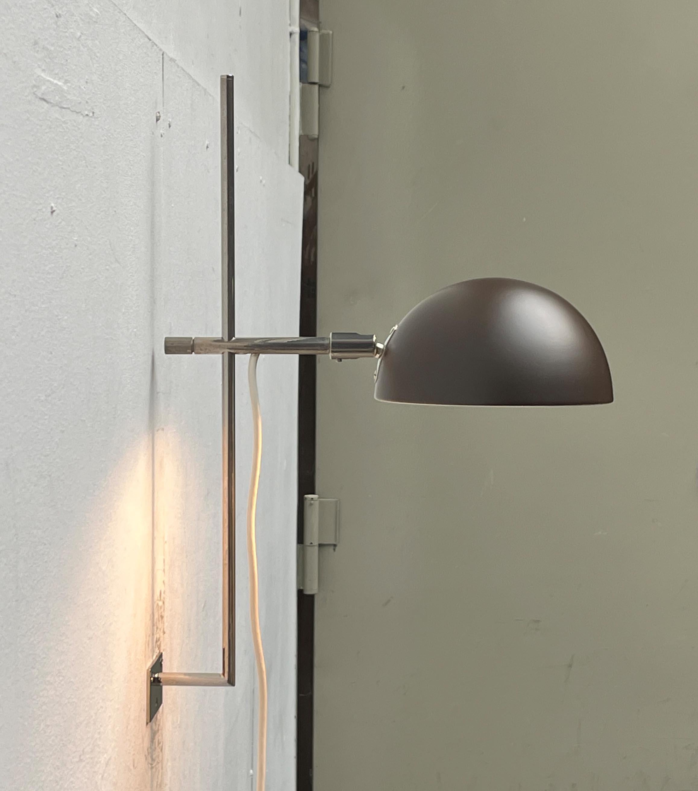 Deutsche minimalistische Mid-Century-Modern-Wandleuchte von Beisl, 1960er Jahre im Angebot 6