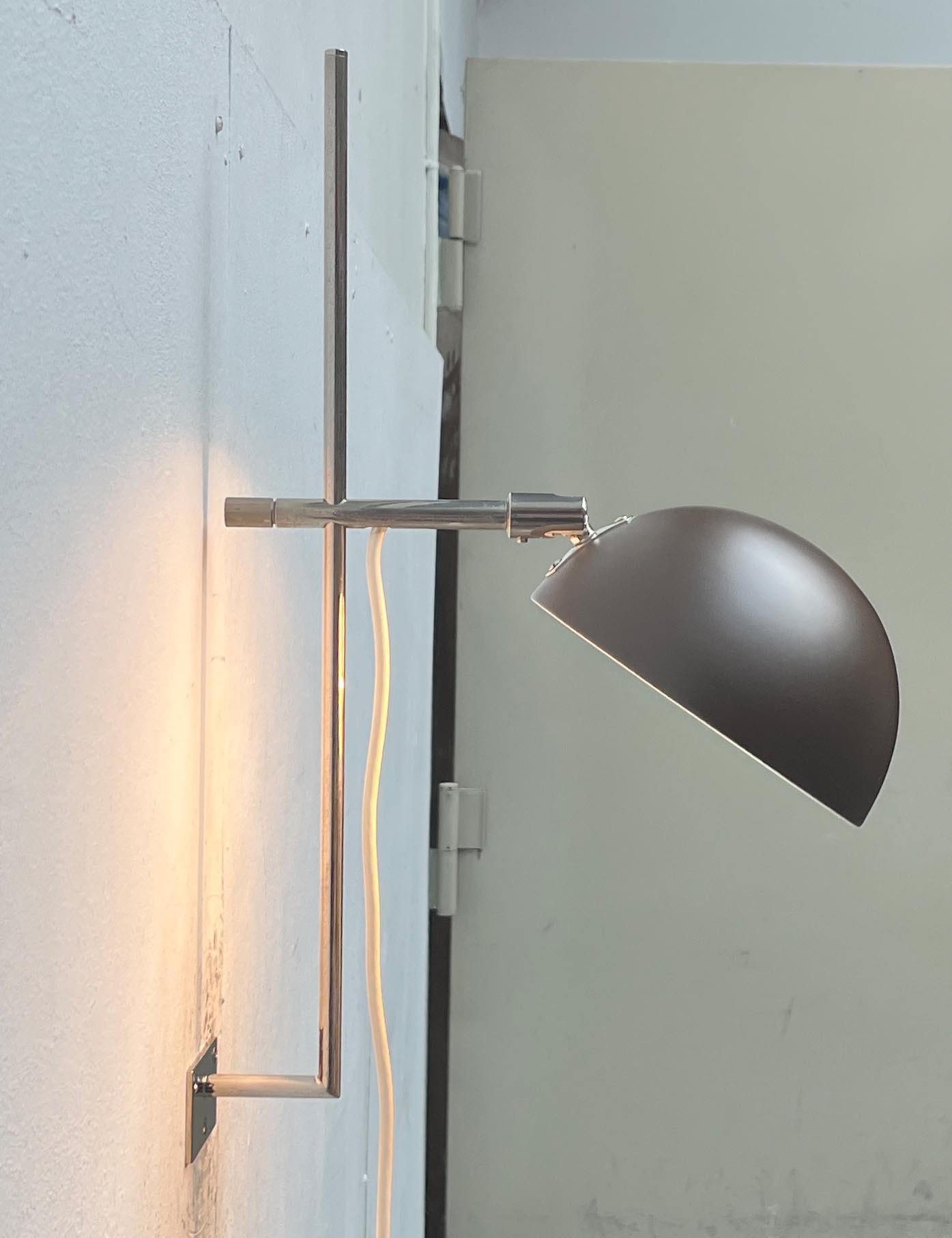 Deutsche minimalistische Mid-Century-Modern-Wandleuchte von Beisl, 1960er Jahre im Angebot 11