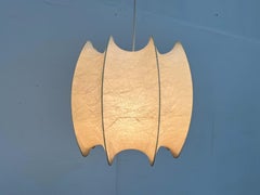 Mid-Century Modern German Nybro Cocoon Pendant Lamp Friedel Wauer Goldkant