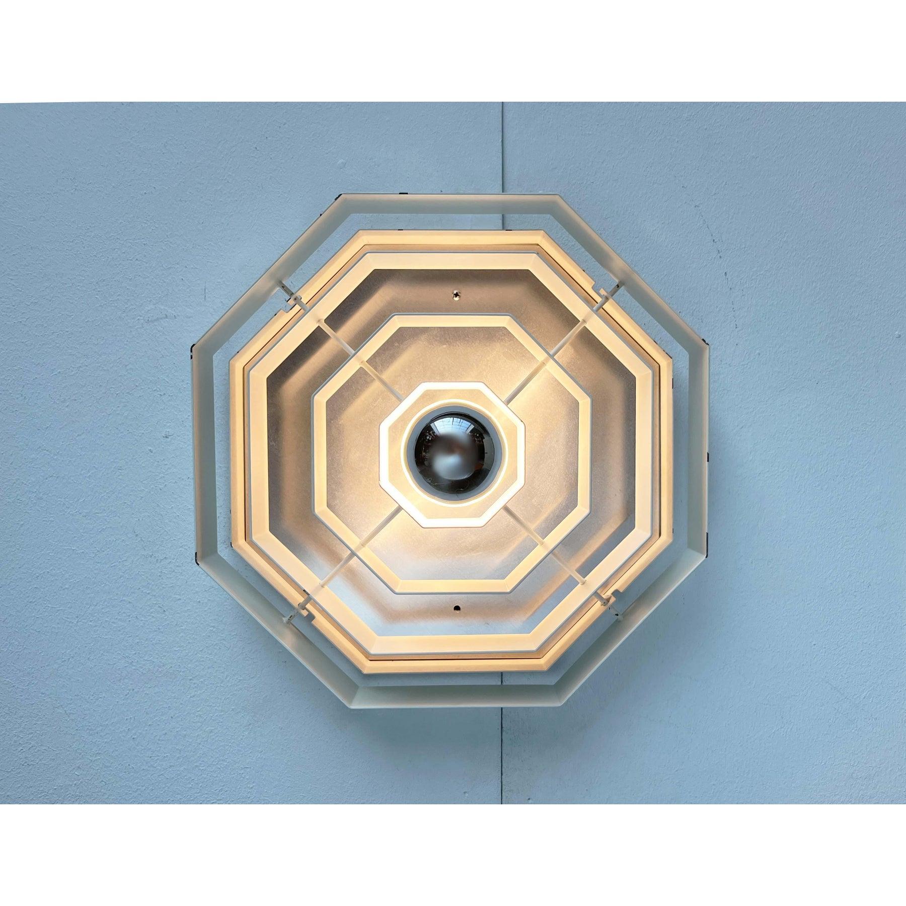 Mid-Century Modern German Octaform Ceiling Lamp from Spectral Leuchten, 1960s For Sale 5