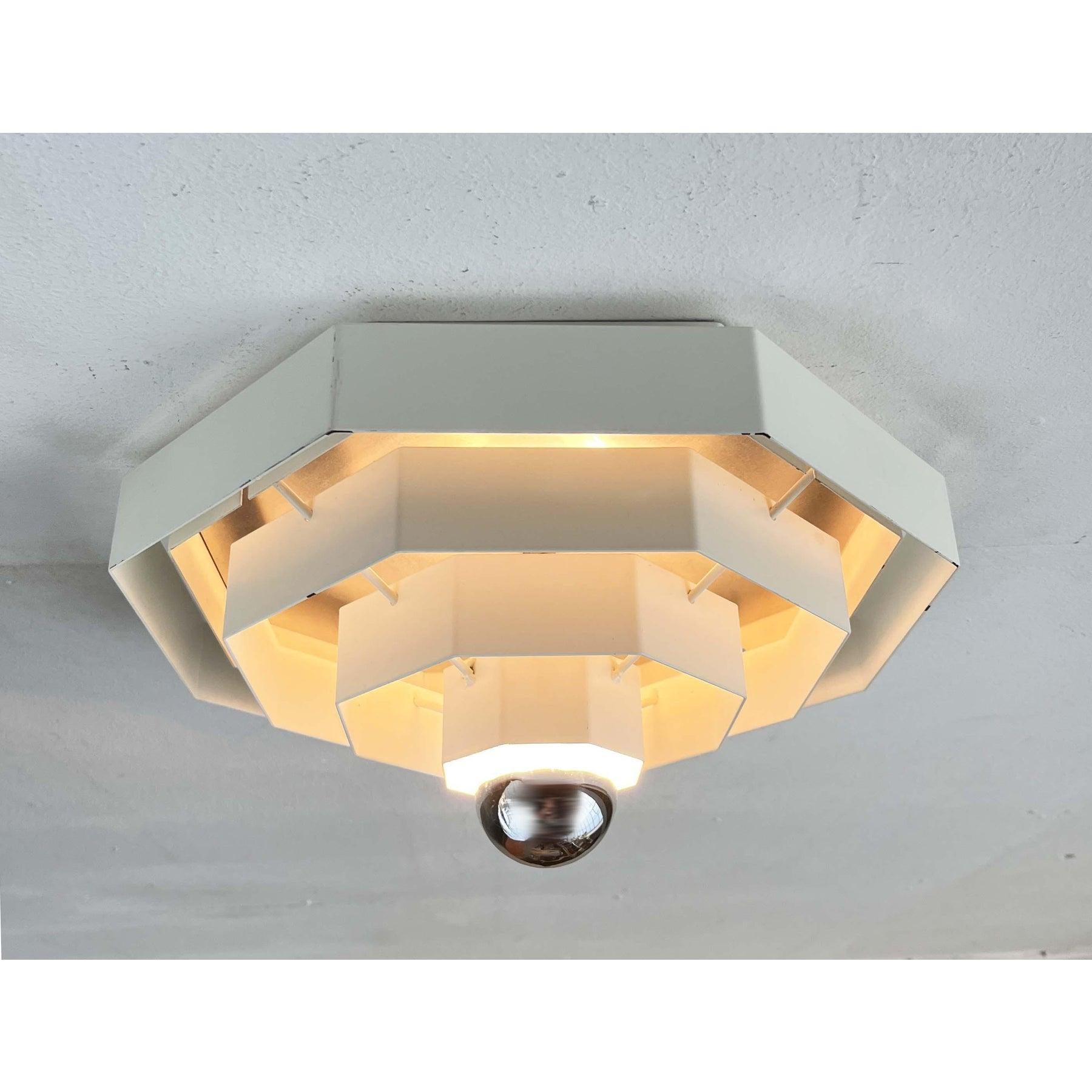 Mid-Century Modern German Octaform Ceiling Lamp from Spectral Leuchten, 1960s For Sale 9