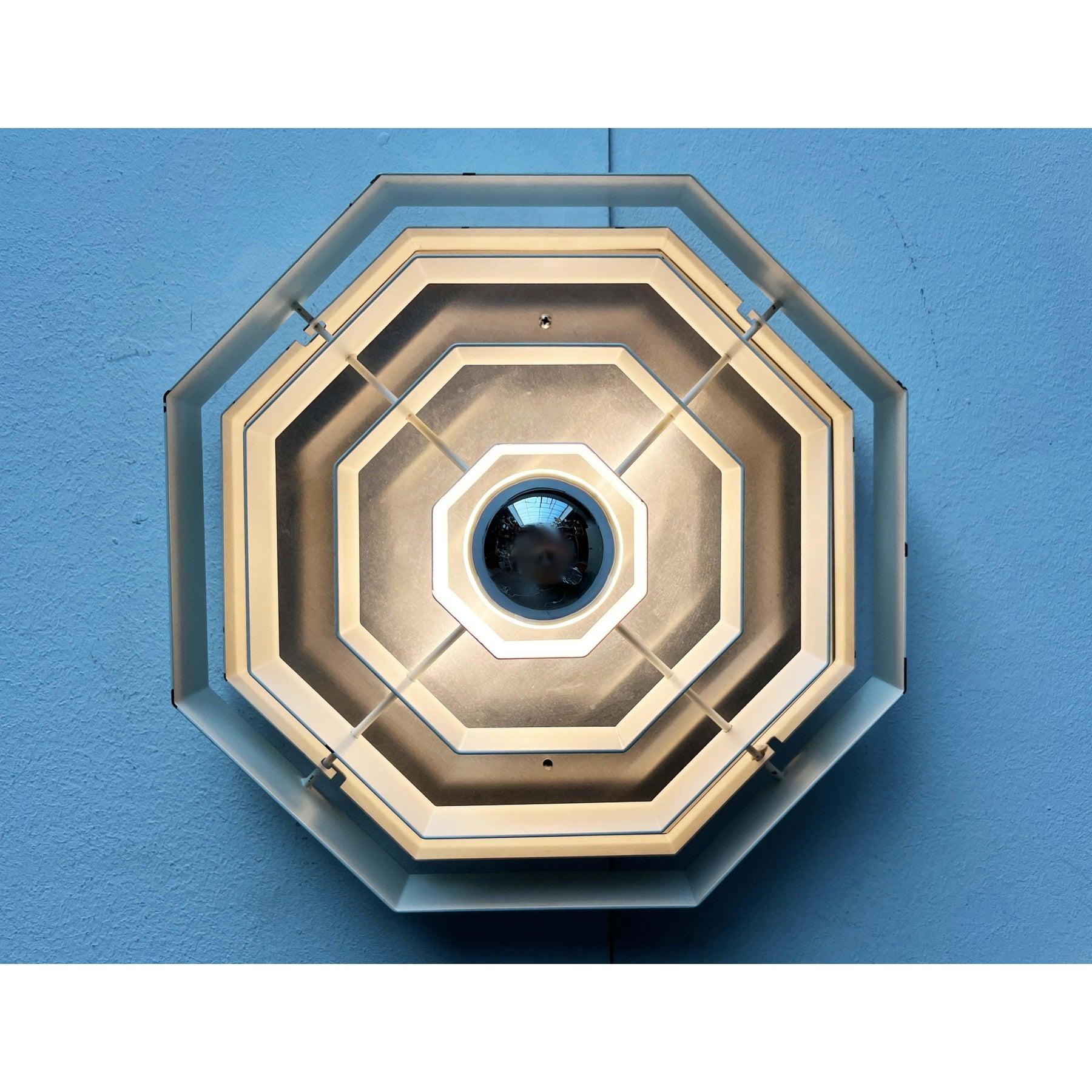 Mid-Century Modern German Octaform Ceiling Lamp from Spectral Leuchten, 1960s For Sale 10