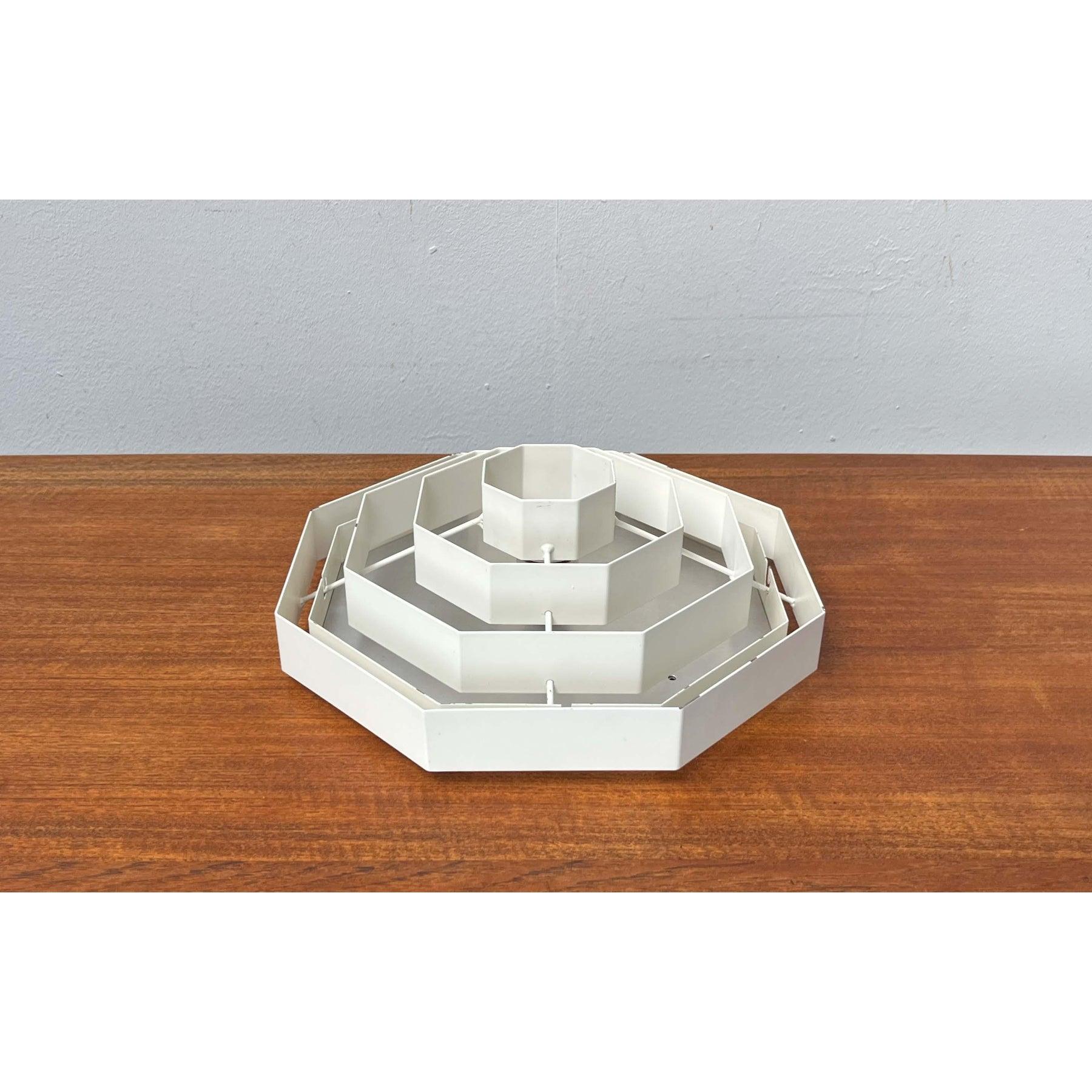 Mid-Century Modern German Octaform Ceiling Lamp from Spectral Leuchten, 1960s For Sale 3
