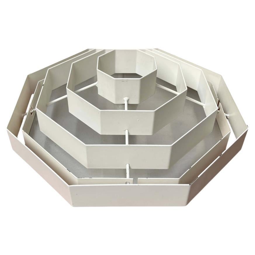 Mid-Century Modern German Octaform Ceiling Lamp from Spectral Leuchten, 1960s For Sale