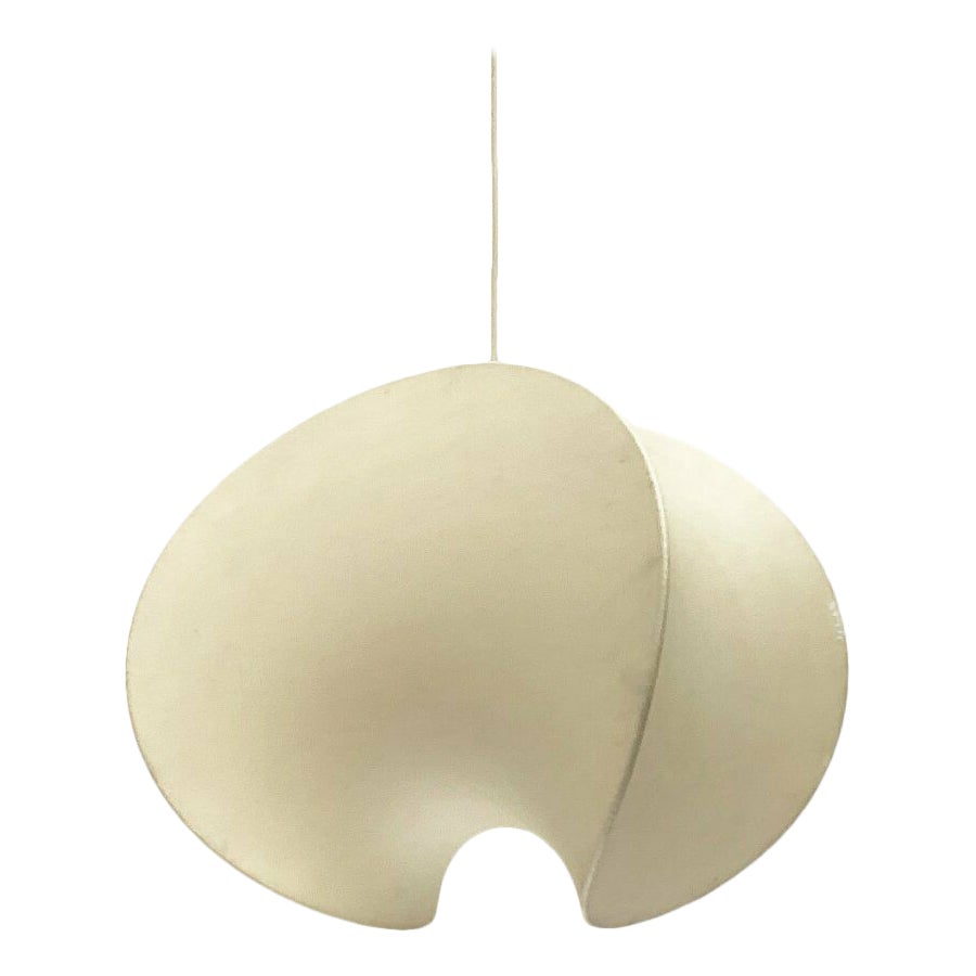 Lámpara colgante alemana de mediados de siglo Orsa Friedel Wauer Goldkant en venta