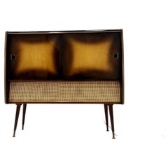 Mid Century Modern German record player, radio by Siemens , 1950s