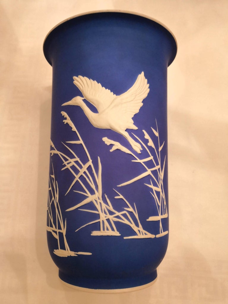 MidCentury Modern German Rosenthal Porcelain Vase in Blue For Sale at 1stDibs rosenthal vase