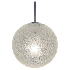 Lampe à suspension Ball and Ball en verre A Space Age de Doria, milieu du siècle dernier, années 1960