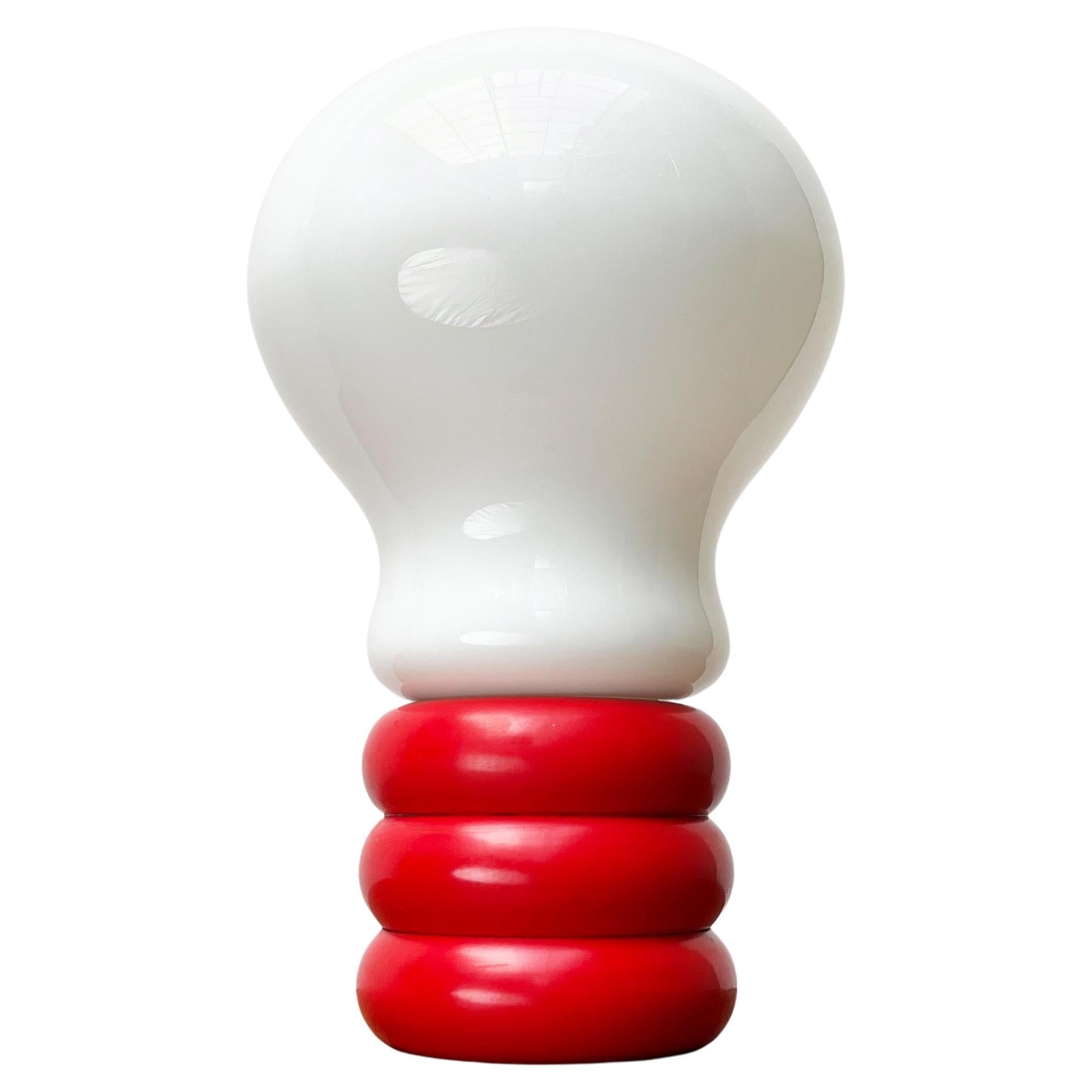 Mid-Century Modern Space Age Riesige Glühbirnen-Tischlampe von Ingo Maurer für M Design