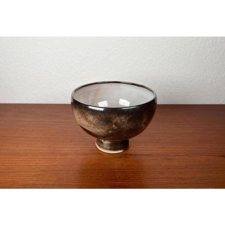 Cuenco de Studio Pottery alemán moderno de mediados de siglo de Monika Maetzel, años 60 en venta 9