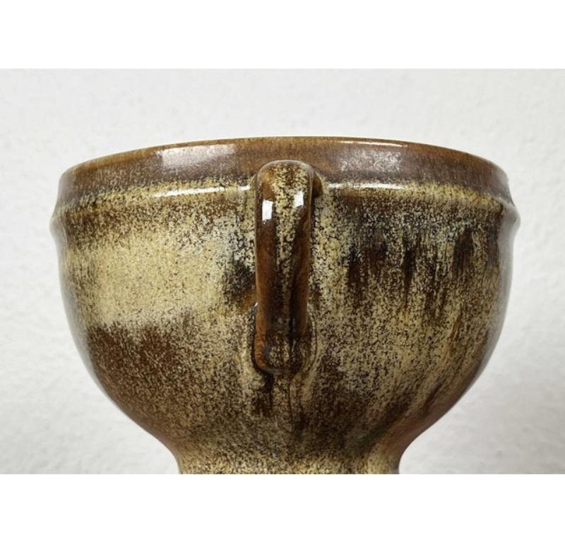 Bol en Studio Pottery allemand moderne du milieu du siècle par Monika Maetzel, années 1960 Bon état - En vente à Hamburg, DE
