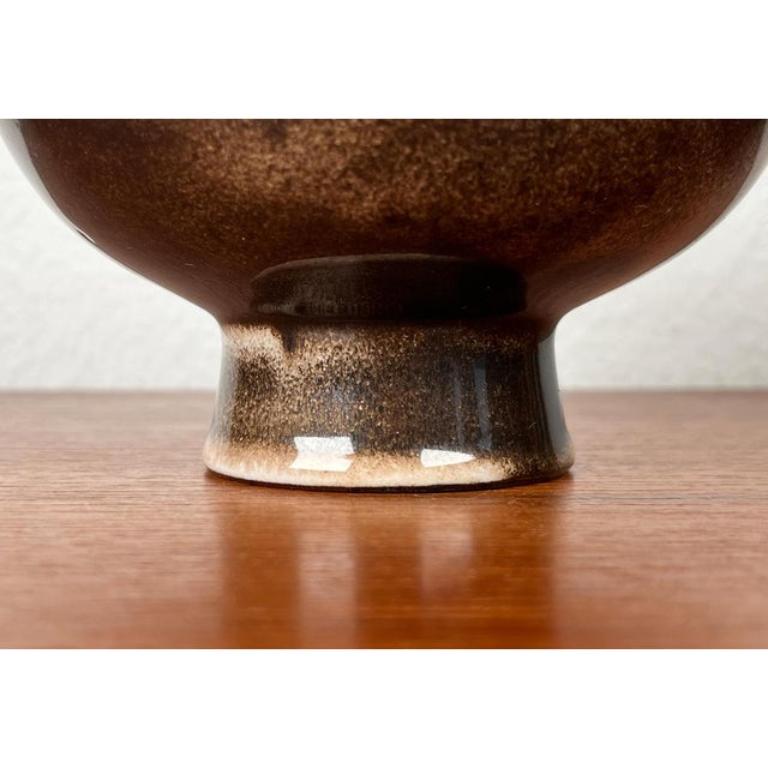 Cuenco de Studio Pottery alemán moderno de mediados de siglo de Monika Maetzel, años 60 en venta 1