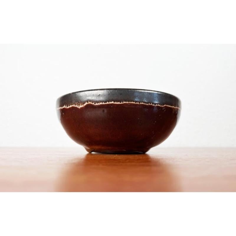 Cuenco de Studio Pottery alemán moderno de mediados de siglo de Monika Maetzel, años 60 en venta 2