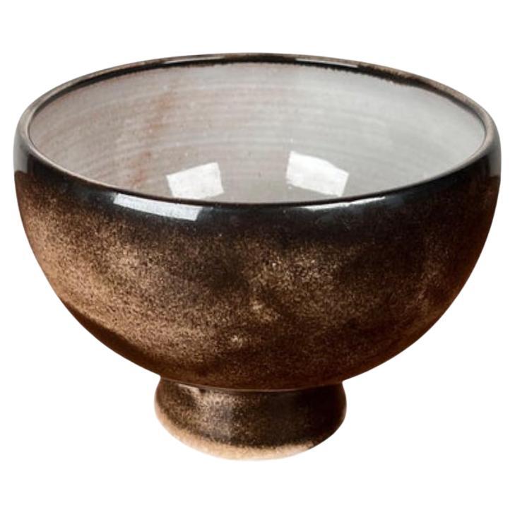 Bol en Studio Pottery allemand moderne du milieu du siècle par Monika Maetzel, années 1960