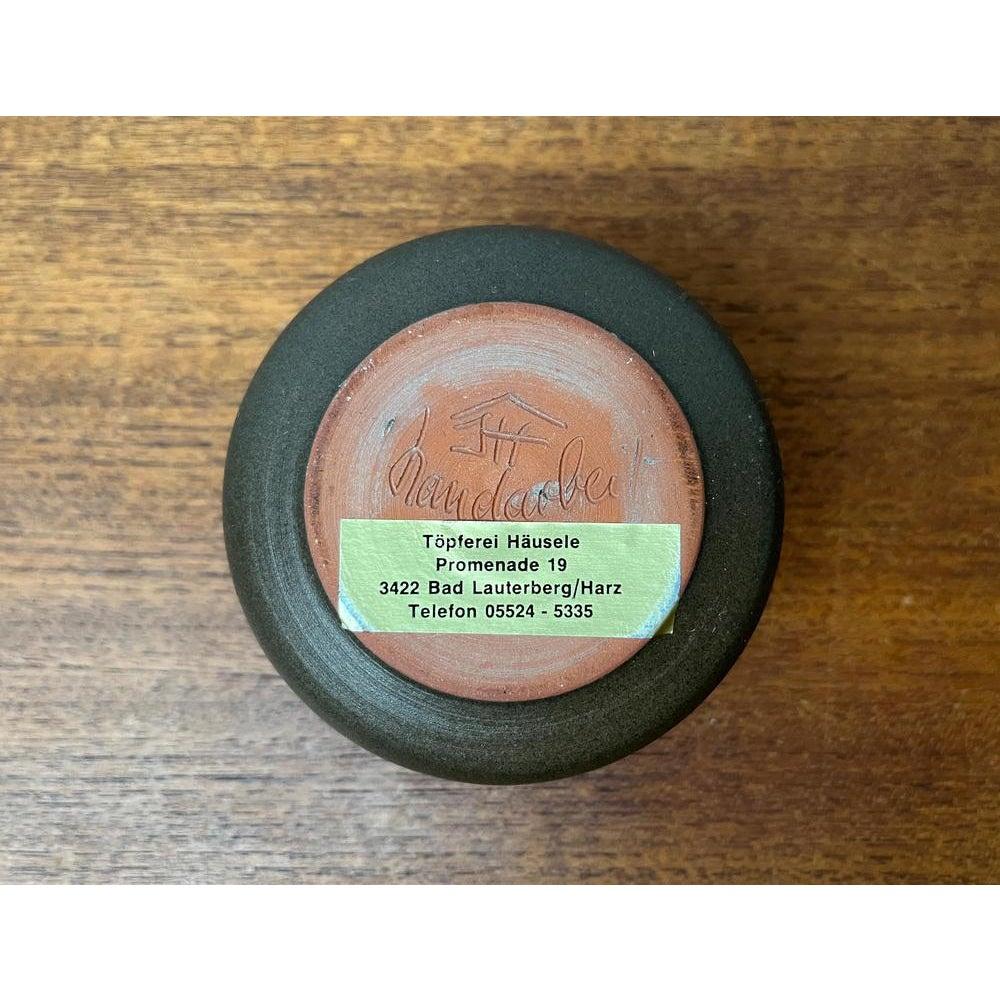 Mid-Century Modern German Studio Pottery Kerzenhalter Töpferei Häusele, 1960er Jahre (20. Jahrhundert) im Angebot