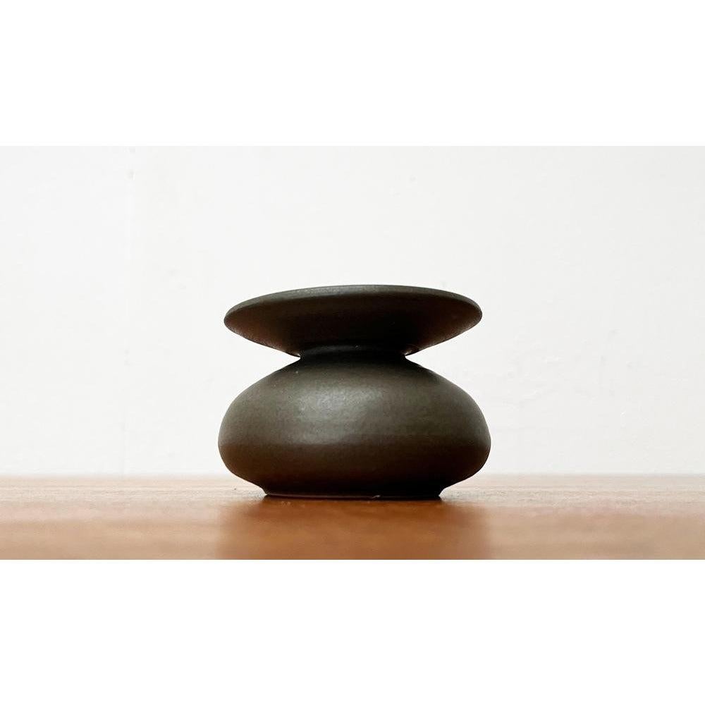 Mid-Century Modern German Studio Pottery Kerzenhalter Töpferei Häusele, 1960er Jahre (Keramik) im Angebot