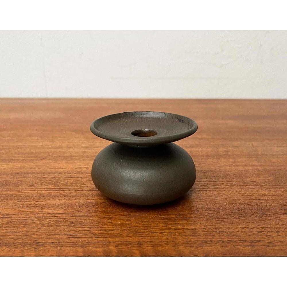 Mid-Century Modern German Studio Pottery Kerzenhalter Töpferei Häusele, 1960er Jahre im Angebot 1