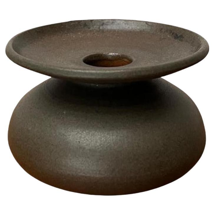 Mid-Century Modern German Studio Pottery Candleholder Töpferei Häusele, 1960s