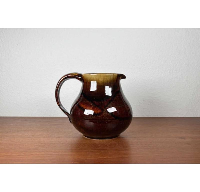 Jarra de cerámica alemana Studio Pottery de mediados de siglo de Till Sudeck, años 60 en venta 4