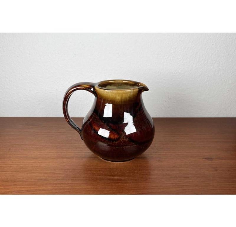Jarra de cerámica alemana Studio Pottery de mediados de siglo de Till Sudeck, años 60 en venta 5