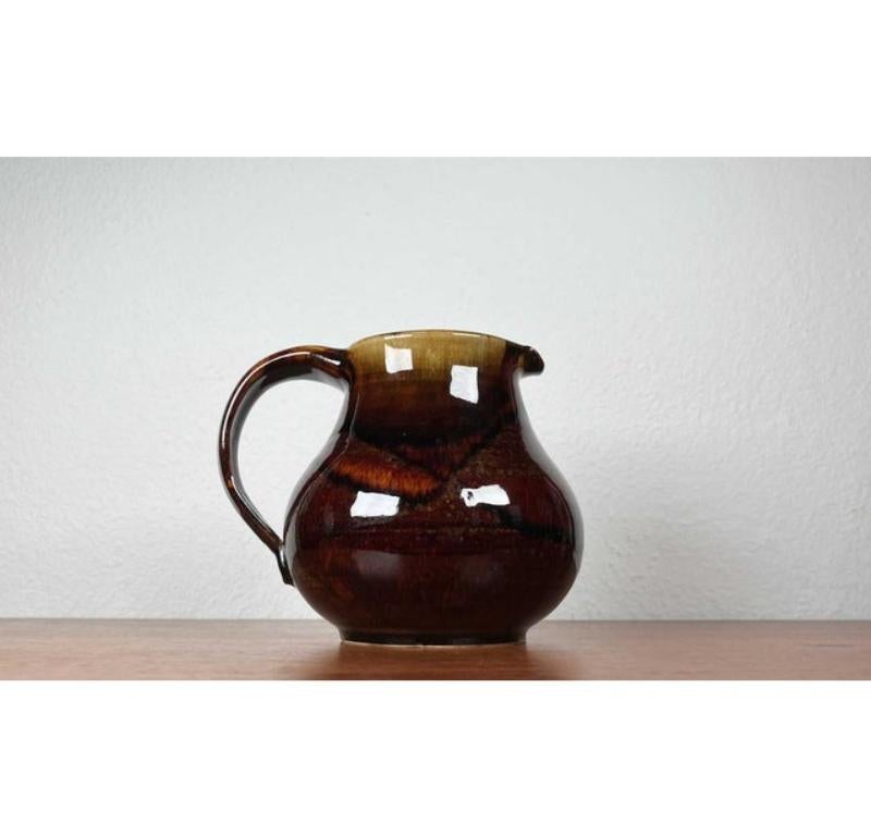 Jarra de cerámica alemana Studio Pottery de mediados de siglo de Till Sudeck, años 60 en venta 9
