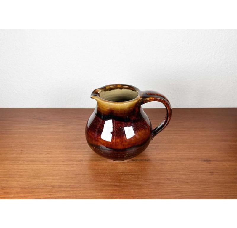 Jarra de cerámica alemana Studio Pottery de mediados de siglo de Till Sudeck, años 60 en venta 1