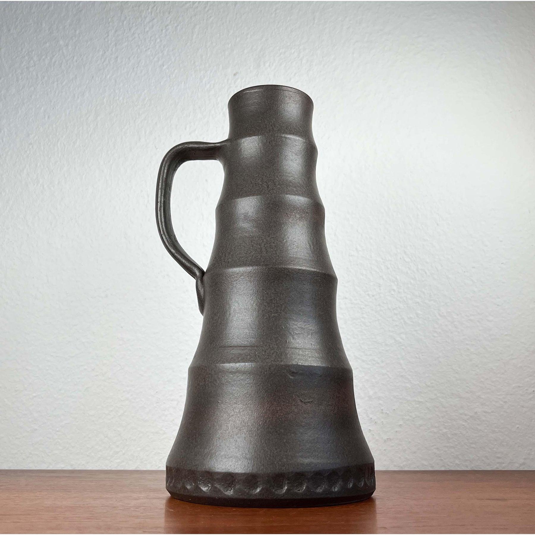 Mid-Century Modern German Studio Pottery Floor Vase from Petra Töpferei, 1960s For Sale 9