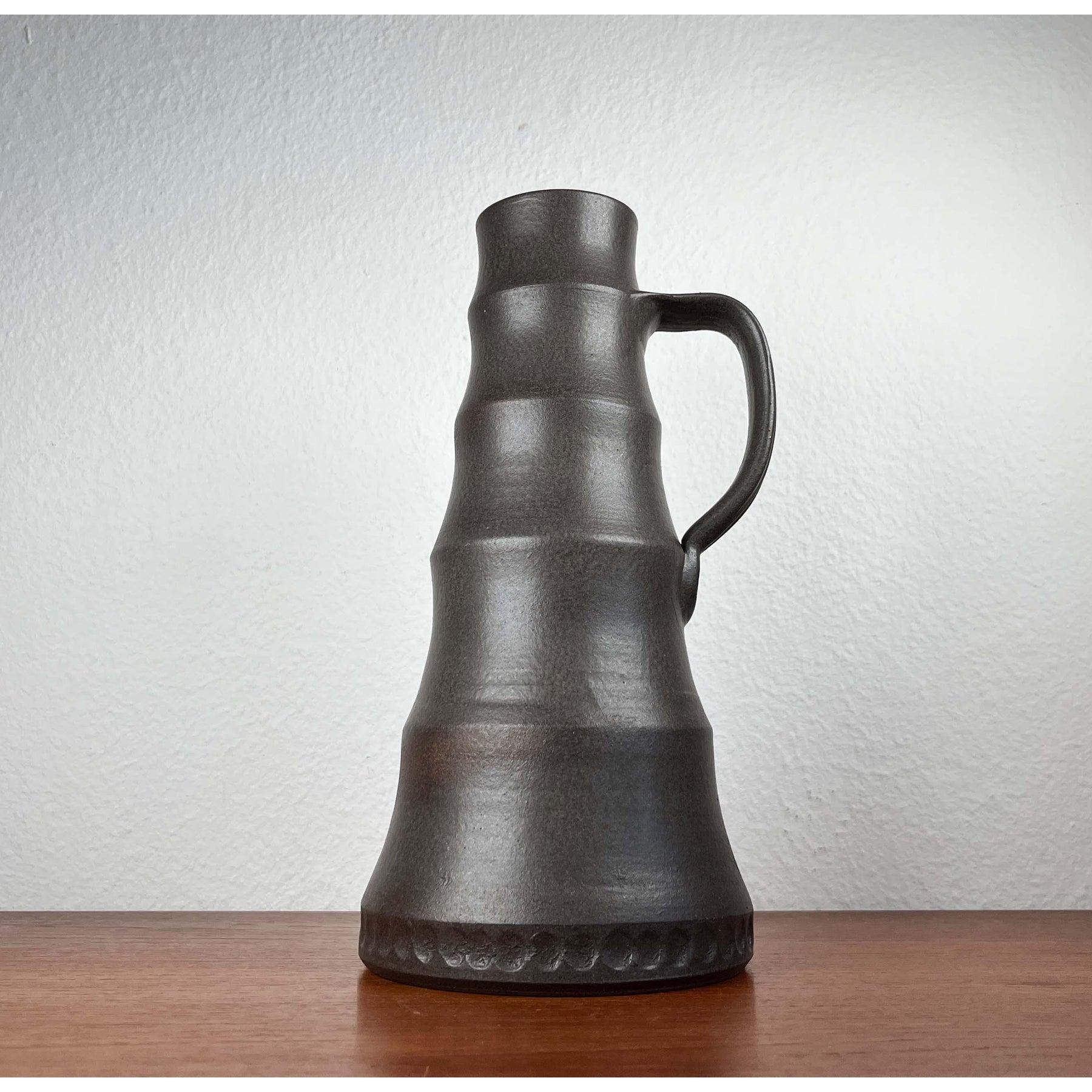 Mid-Century Modern German Studio Pottery Floor Vase from Petra Töpferei, 1960s For Sale 11
