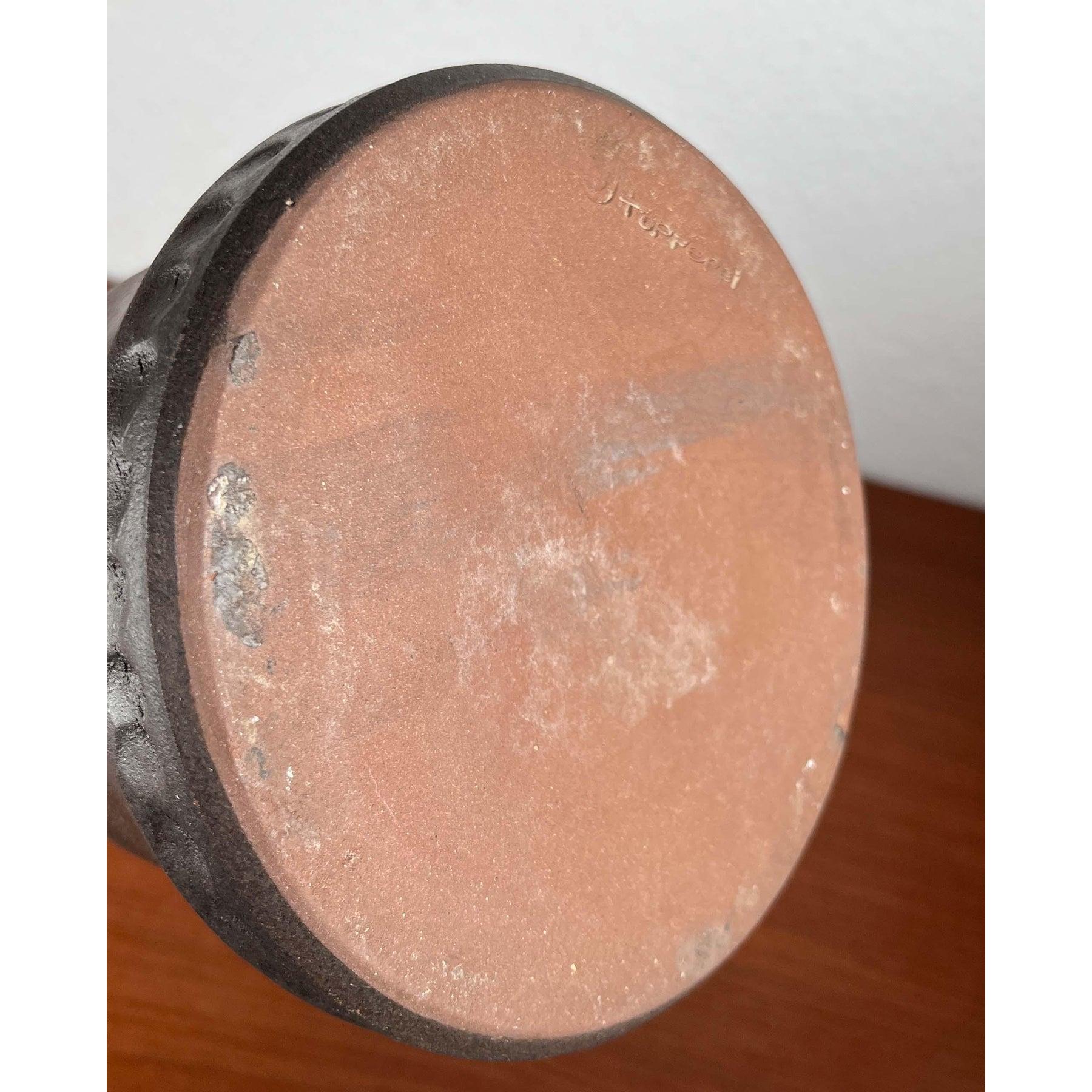 Mid-Century Modern German Studio Pottery Floor Vase from Petra Töpferei, 1960s For Sale 12