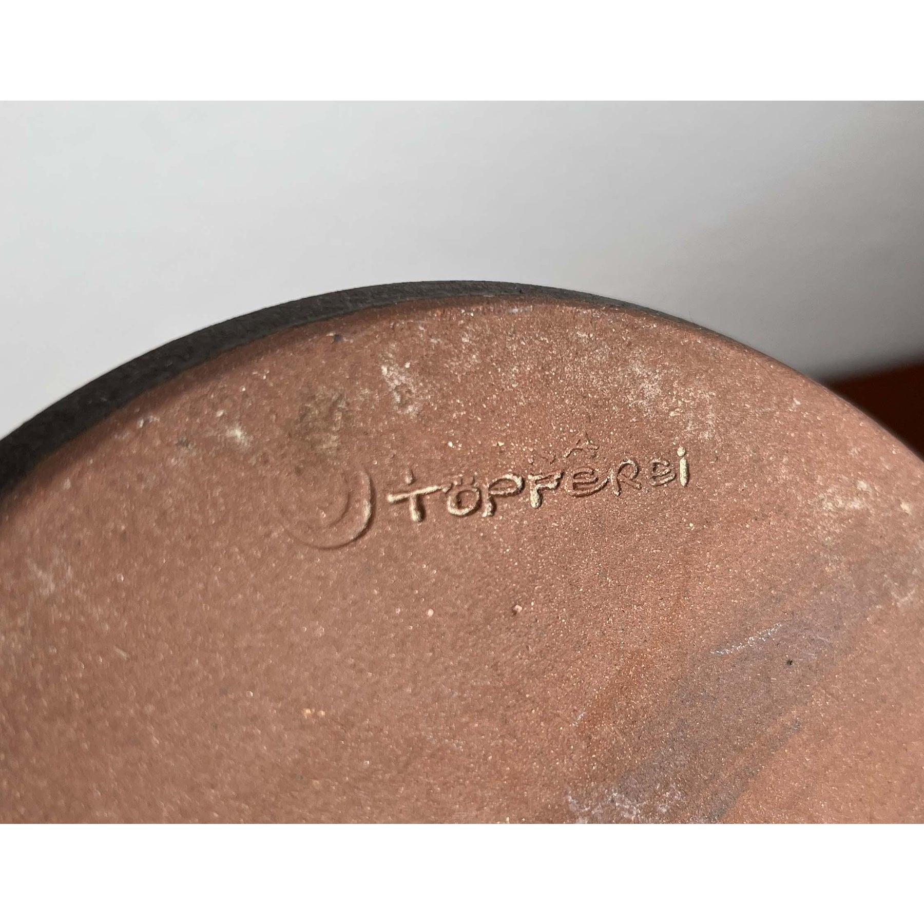 Mid-Century Modern German Studio Pottery Floor Vase from Petra Töpferei, 1960s For Sale 13
