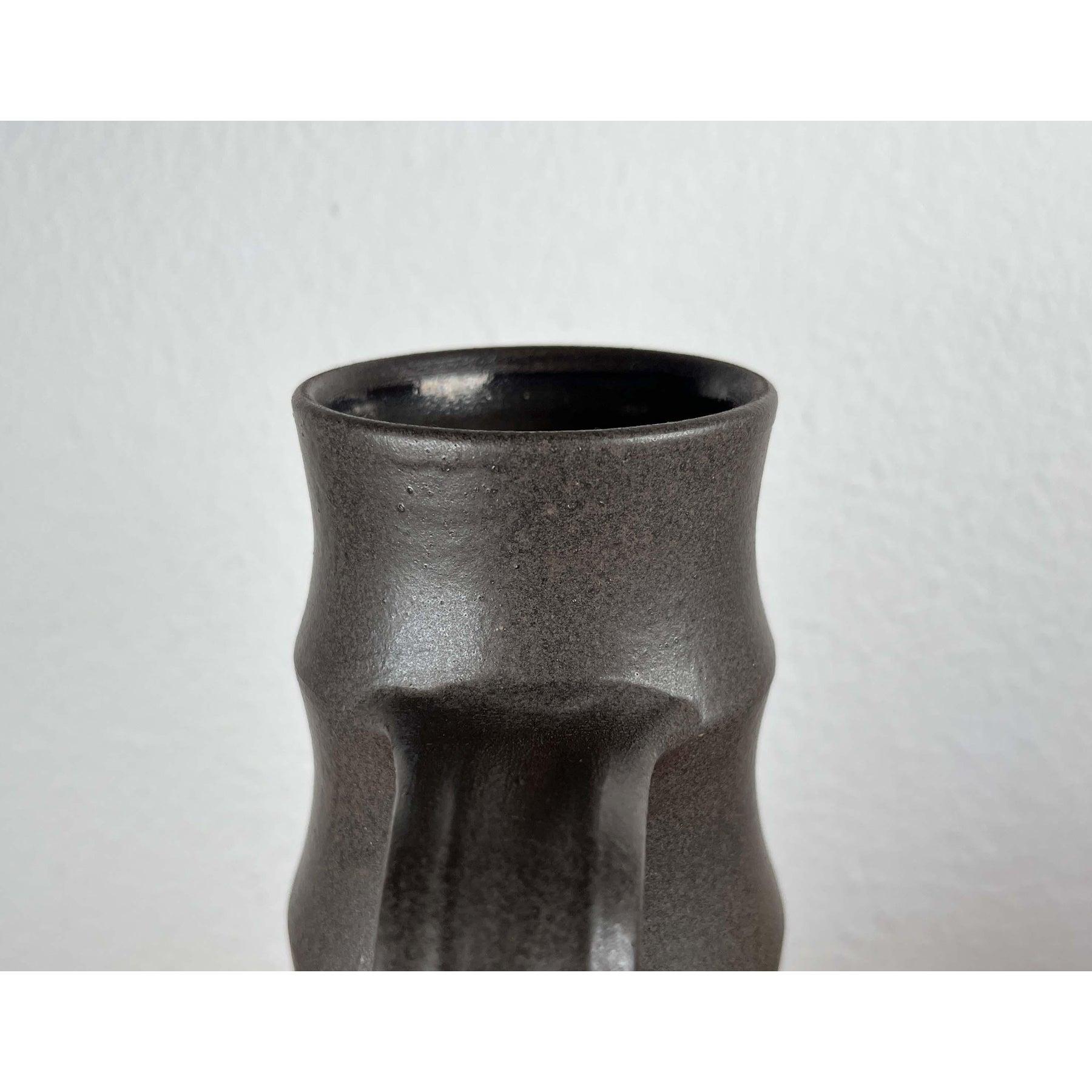 Ceramic Mid-Century Modern German Studio Pottery Floor Vase from Petra Töpferei, 1960s For Sale