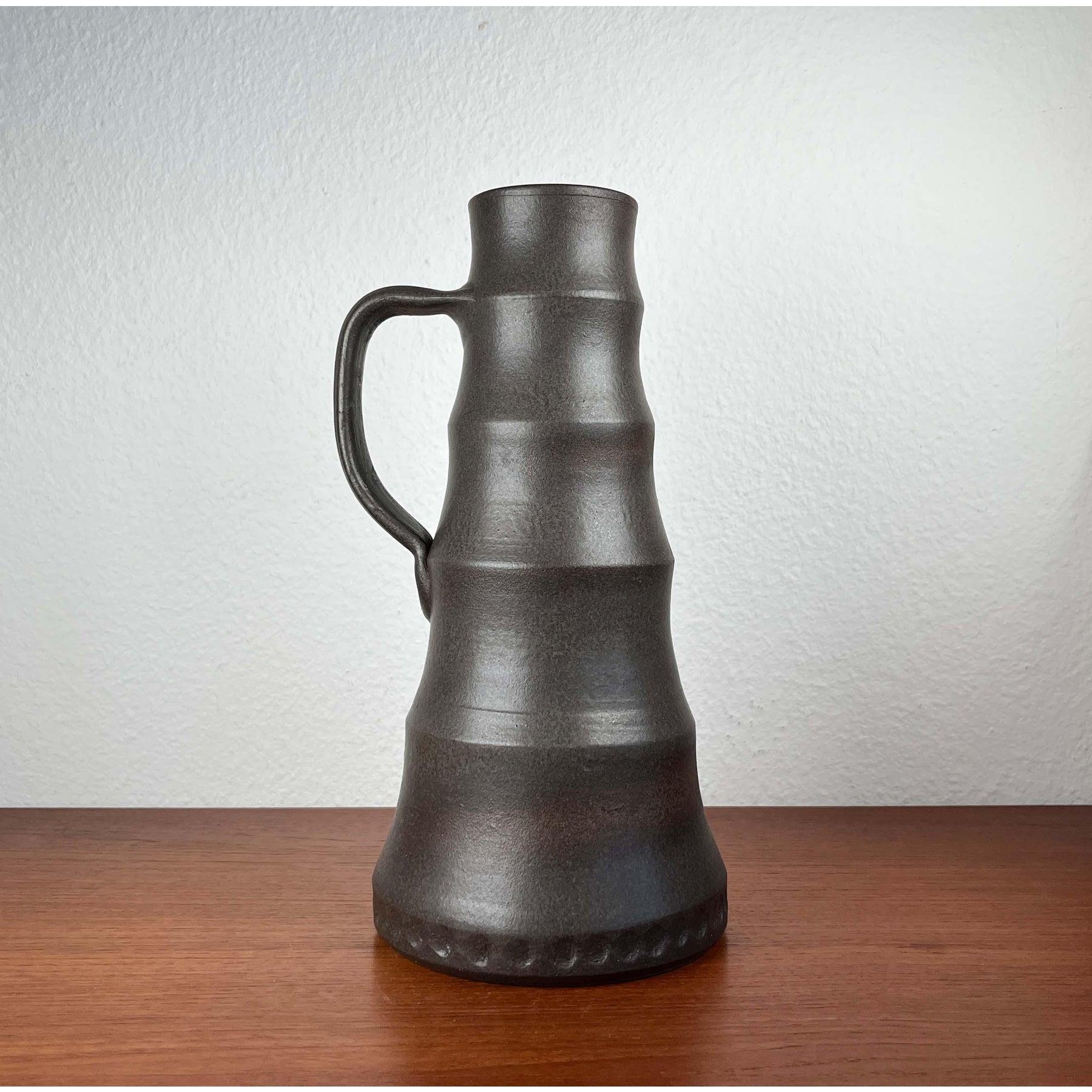Mid-Century Modern German Studio Pottery Floor Vase from Petra Töpferei, 1960s For Sale 1