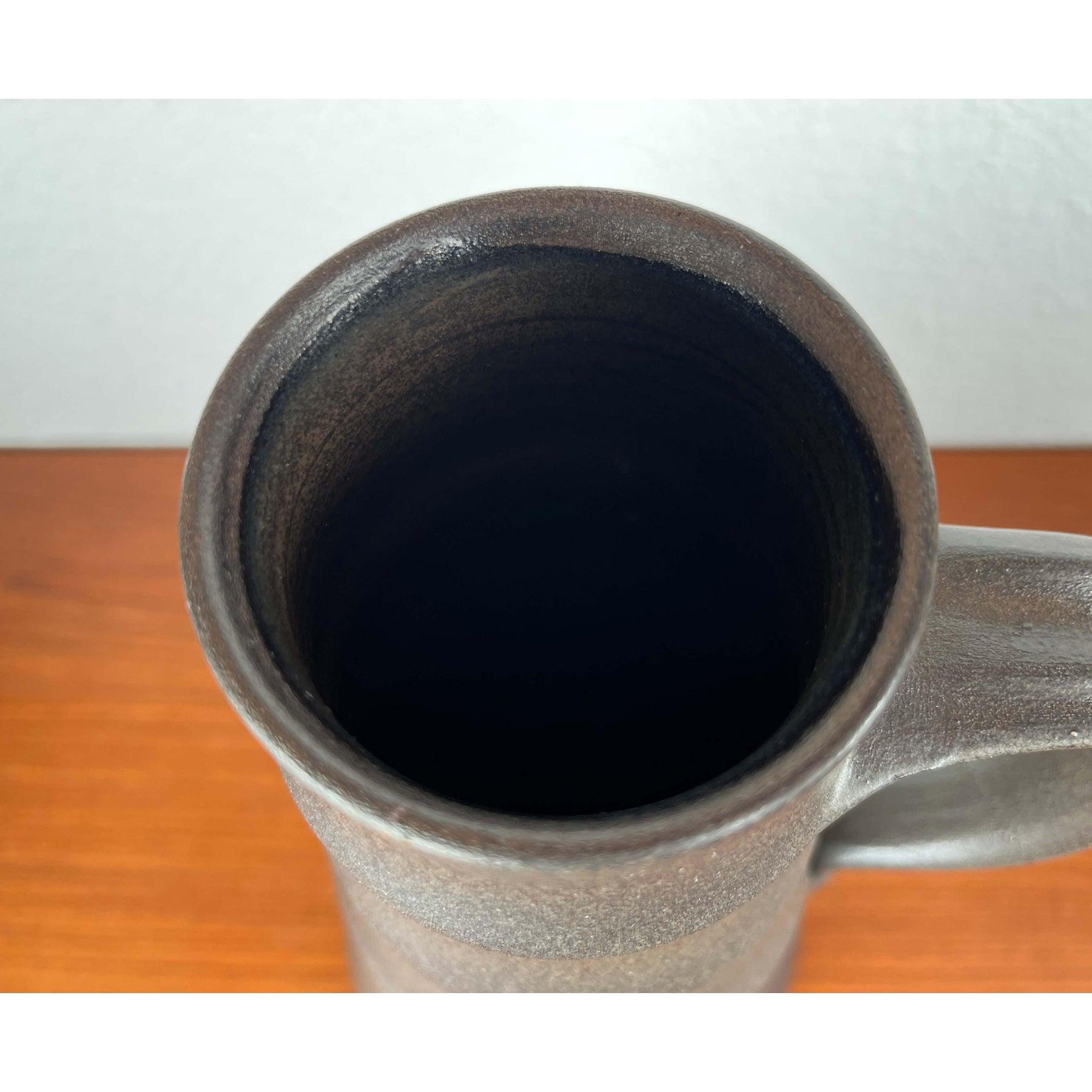 Mid-Century Modern German Studio Pottery Floor Vase from Petra Töpferei, 1960s For Sale 3