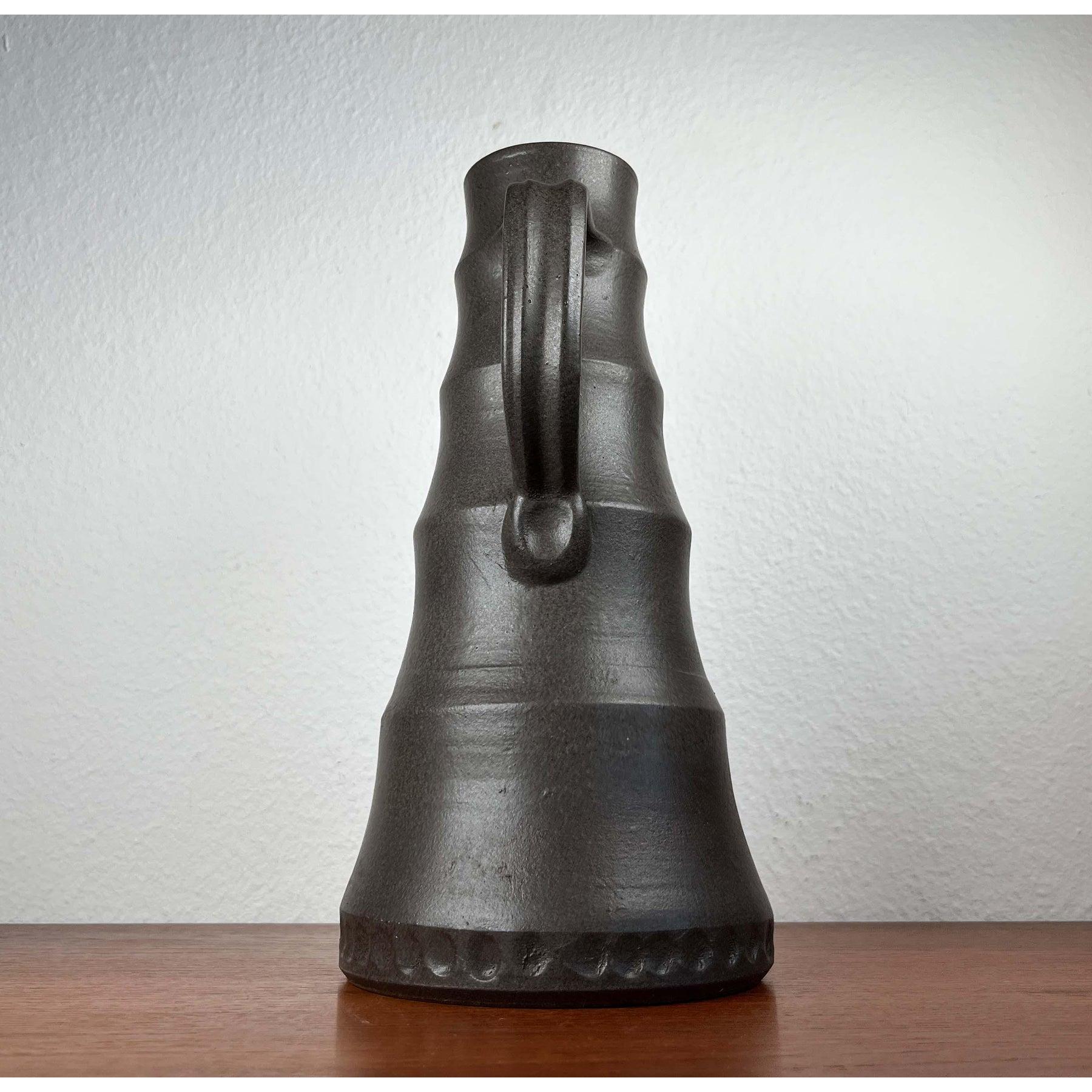 Mid-Century Modern German Studio Pottery Floor Vase from Petra Töpferei, 1960s For Sale 4