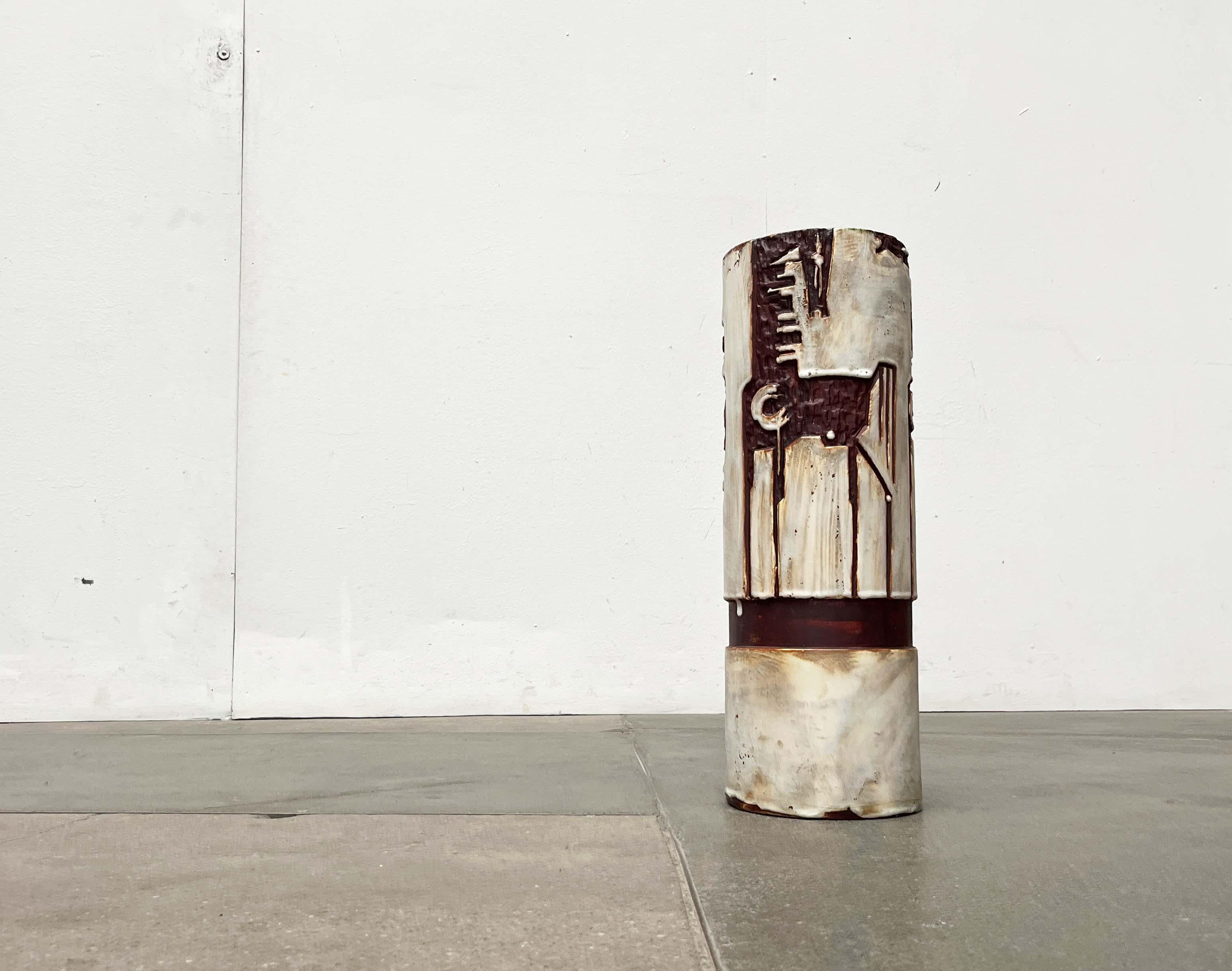Mid-Century Modern German Studio Pottery Floor Vase Schäffenacker Keramik, 1960s For Sale 5