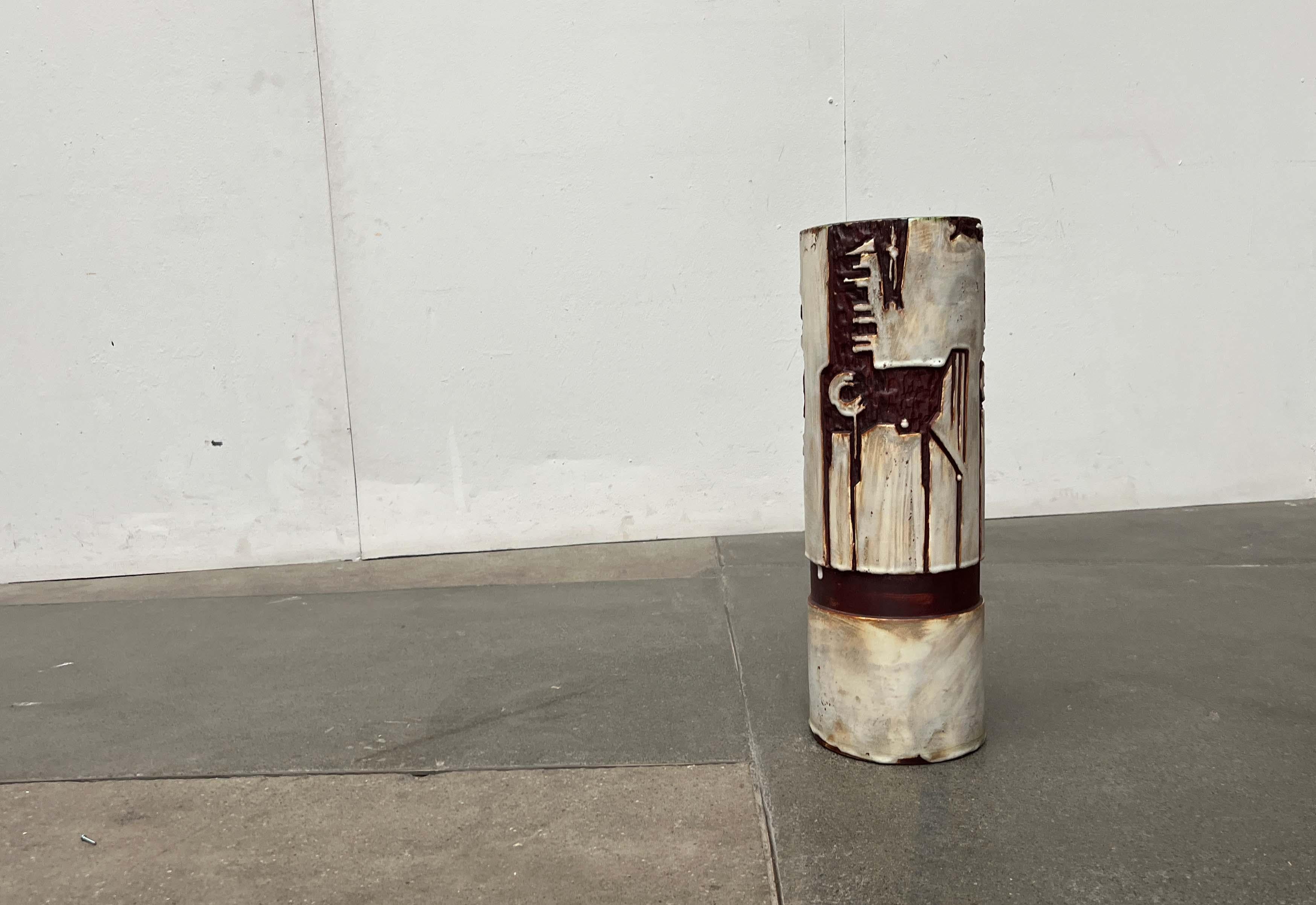Mid-Century Modern German Studio Pottery Floor Vase Schäffenacker Keramik, 1960s For Sale 7