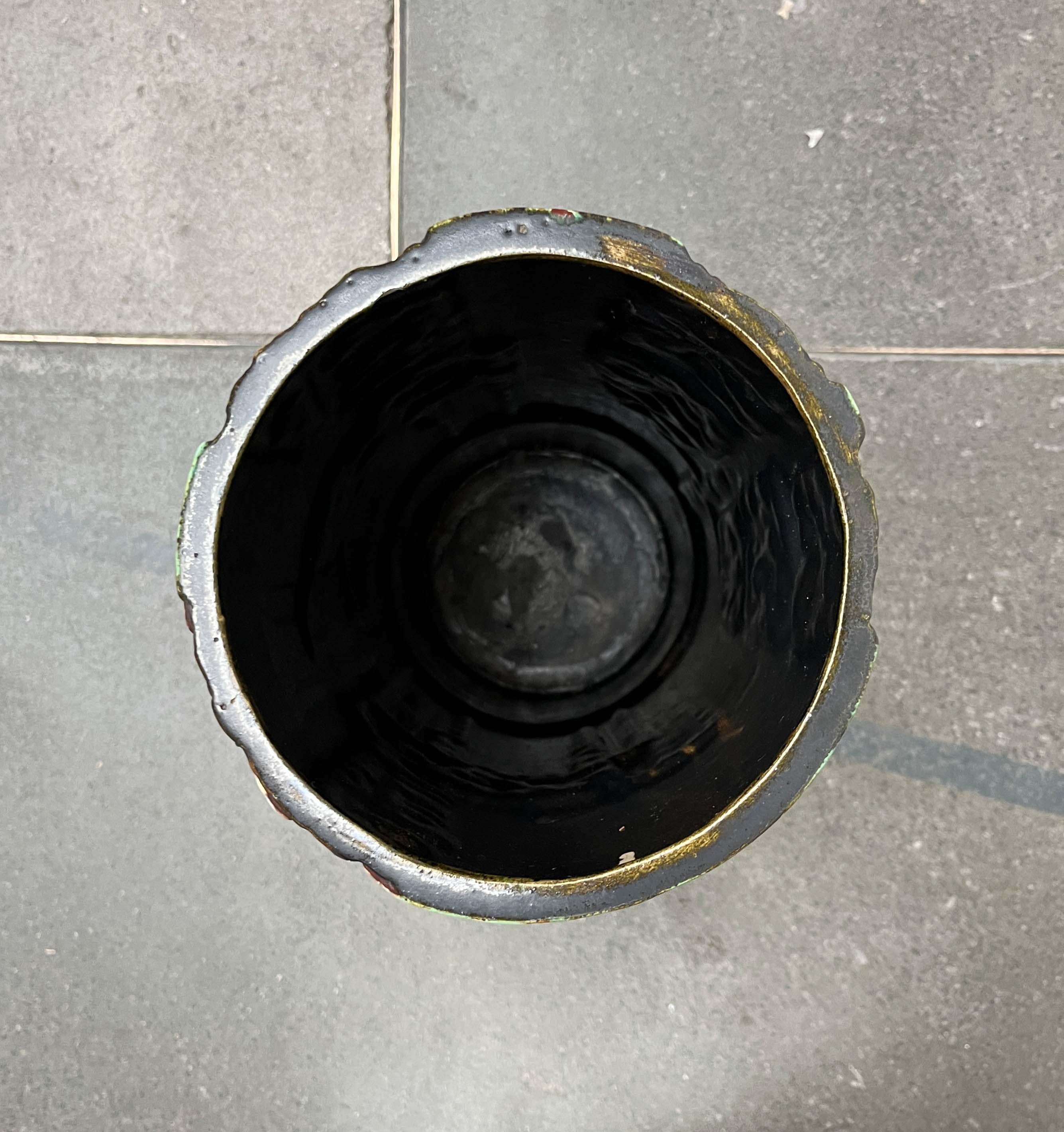 Mid-Century Modern German Studio Pottery Floor Vase Schäffenacker Keramik, 1960s For Sale 11